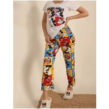 Desenli Pijama Takımı