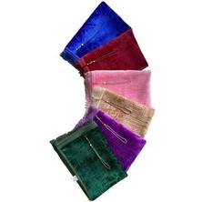 Hediyelik 6 Adet Lüx Peluş Seccade ve Tesbih