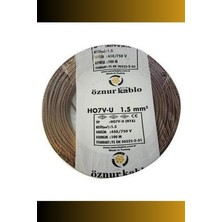 Öznur 1,5mm Nya Kablo (100 Metre) Kahverengi