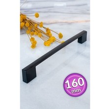 Siyah Metal Kulp 160MM (16 Cm) Mobilya Kulpu,dolap Kulpu,mutfak Dolap Kulpu,çekmece Kulpu