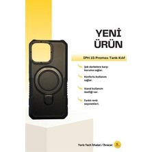 Iphone 15 Pro Max Yüksek Koruma ve Stand Özellikli Tank Kılıf