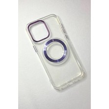 iPhone 15 Pro Magsafe Şarj Özellikli Şeffaf Kılıf