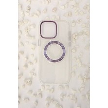 iPhone 15 Pro Magsafe Şarj Özellikli Şeffaf Kılıf