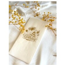 Happy Birthday Baskılı Sunum Peçetesi 20LI