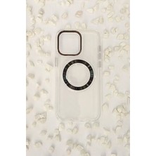 iPhone 15 Pro Magsafe Şarj Özellikli Şeffaf Kılıf
