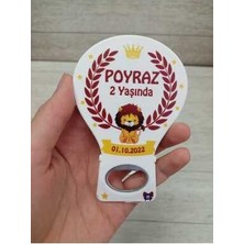 Onura Tasarlat 30 Adet Balon Magnet Açacak Yeni Doğan, Doğum Günü, Sünnet, Nişan, Söz, Sarı Kırmızı