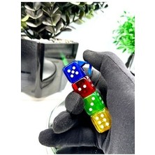 Özel Tasarım Işıklı Zar Şeklinde Işıklı Kutulu Ayarlanabilir Gazlı Çakmak Zar Çakmak