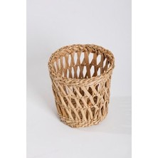 Açık Hasır Örgü Çiçek Saksısı H :26 cm