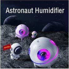 Uzay Kapsülü Astronot Ultrasonik Hava Nemlendirici Gece Lambası Difüzör Astronot Buhar Makinesi