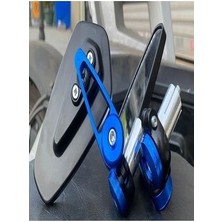 Motosiklet Gidon Aynası Spor Mavi