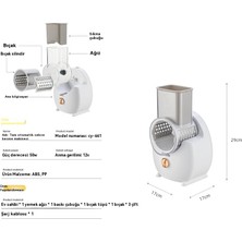 Electric Elektrikli Sebze Kesici Kıyma Makinesi Elektrikli Mutfak Çok Fonksiyonlu Blender (Yurt Dışından)