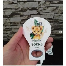 Onura Tasarlat 25 Adet Balon Magnet Açacak Yeni Doğan, Doğum Günü, Sünnet, Nişan, Söz, Aslan Modeli