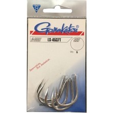 Gamakatsu LS4537T No:4/0 Kalaylı Nikel Olta Iğnesi 5ADET