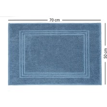 Maura Home Boheme %100 Pamuklu Lüks 2'li Banyo Paspası Seti | 50X70CM | Mavi