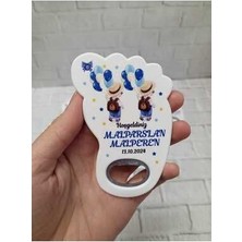 Onura Tasarlat 25 Adet Ayak Magnet Açacak Yeni Doğan, Doğum Günü, Sünnet, Nişan, Söz, Düğün Hediyelik