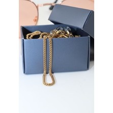 Çelik Gold Renk. Gözlük Zinciri. Özel Tasarım Steel. Gözlük Ipi. Gözlük Askısı. Unisex