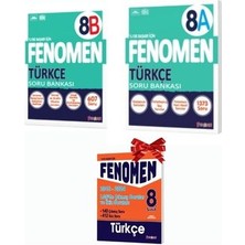 8.sınıf Türkçe (A-B) Soru Bankası  Fenomen Yayınları