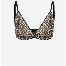 Lcw Dream Balensiz Dolgusuz Leopar Desenli Bralet