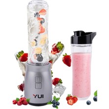 Yui M19 500W Kişisel Smoothie Blender Gri +1 Adet Yedek Şişe