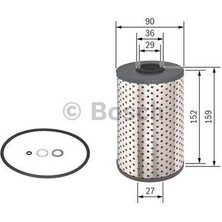 Bosch 1457429123 Yağ Filtresi Bmw M51 D25 E34 E36 Range Rover Iı P38A 2.5 D 94-02 Opel Omega B 94-02 11422243359