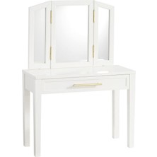 Pottery Barn Kids Chelsea Vanity Masası, Çocuklar Için Makyaj Masası ve Ayna Takımı