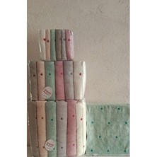 Bambu Kalp Nakışlı Banyo Havlusu