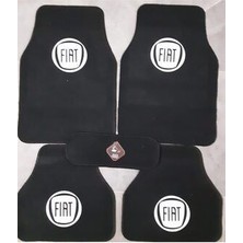 Fiat Siena Fiat Logolu Siyah Çift Katlı Halı Paspas Seti