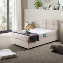 Setay Berlin Tek Kişilik Baza Başlık Comfort Yatak Seti - Krem