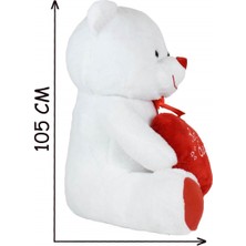 Pandamkee 100 cm Seni Seviyorum  Kalpli Büyük Ayıcık
