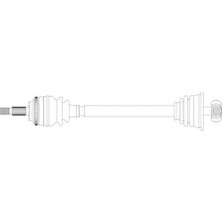Anka 10103008 Ön Aks Sol Megane Scenic 1.9 96-23 Diş (Kalın Freze) 8200064731