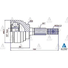 Maher 01741 Aks Kafası Diş Carina Avensis 96-99 Abs'li 26X56X32 4341006060