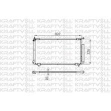 Kraftvoll 08060014 Klima Radyatörü (Kondanser) Honda Crv 2.0ı 16V 02-05 80101SCAA01