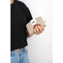 Silver & Polo Koyu Bej - Kemik SP874 Kadın Cüzdan & Kartlık