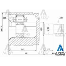 Maher 01837 Aks Kafası Iç Civic Crx 25X35X30 44310SK3E50