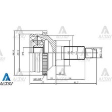 Maher 01722 Aks Kafası Diş 626 98-01 Abs'li 28X30X56 GD1722510