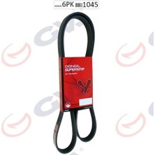 Dongıl 6PK1045 Kanallı Kayış Mercedes Citroen Fiat Ford Honda Mazda Peugeot Toyota Volkswagen 60813756