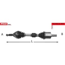 Mga 70952 Aks Komple Sol Nissan Qashqai-Xtrail 2.0 Dcı 07-Koleos 2.0 Dcı Otomatik 39211JD72B