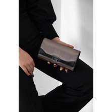 Silver & Polo Platin - Siyah SP979 Kadın Cüzdan & Kartlık