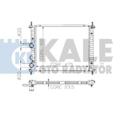 Kale 0130271PA Motor Radyatör Bravo Brava Marea 1.4l 1.6l Klimalı 1 Sıra Cu Pl Sistem 46420484