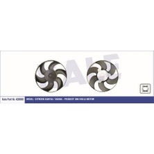 Kale 420000 Fan Motoru P306 Xsara 2.0 8V 1.8 8V 1.4 8V 1.6 8V Klimalı 220W 1253.74