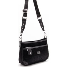 Silver & Polo Siyah - Siyah SP1160 Kadın Çapraz Çanta