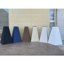 Mirrorland Home Design 90  cm  Yuvarlak Bej Fitilli Ahşap Yemek Masası - Fungi Serisi - Mutfak Balkon Kafe Masası