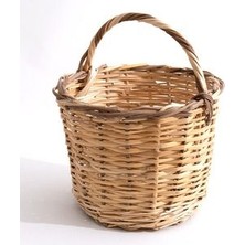 Hasır Balkon Sepeti H : 38 cm