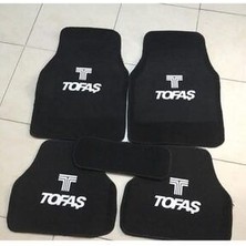 Tofaş Şahin Logolu Siyah Halı Paspas Seti