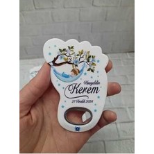 Onura Tasarlat 35 Adet Ayak Magnet Açacak Yeni Doğan, Doğum Günü, Sünnet, Nişan, Söz, Düğün Hediyelik