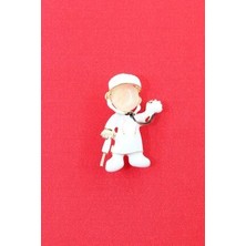 Doktor Broş. Taşlı Tasarım Doktor Broş. Yaka Iğnesi Broş. Kadın Broş. Erkek Broş. Broş.