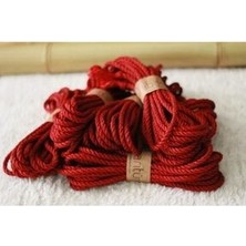 Shibaritürk Kırmızı Bdsm Jüt Bondage Shibari Kinkabu Ipi 8mm/8mt