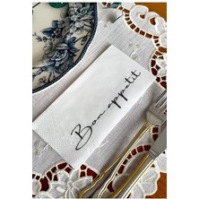 Baskılı Sunum Peçetesi Bon Appetit