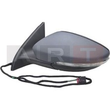 Art M006.6188 Dış Dikiz Aynası Elektrikli Isıtmalı Sinyalli Astarlı Asferik Sol Passat 2010 3AA857507