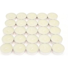 Mumsan 25'li Tealight Mum - Beyaz - 3,8  cm